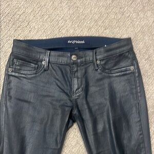 Driftwood metallic jeans